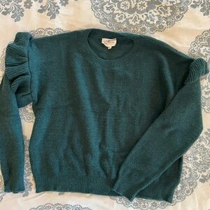 Ruffle Sleeve Sweater